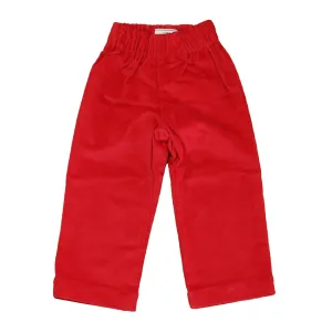 Classic Prep Boys Crimson Corduroy Pants Size: 9-12 Months