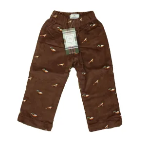 Classic Prep Boys Fudgesicle w/ Bird Embroidery Corduroy Pants