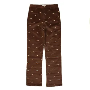 Classic Prep Boys Fudgesicle w/ Bird Embroidery Corduroy Pants