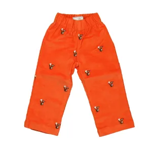 Classic Prep Boys Pureed Pumpkin with Fox Corduroy Pants