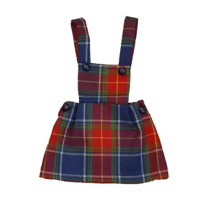 Classic Prep Girls Scottish Tartan Dress
