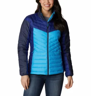 Columbia Women Blue Omni-Heat Reflective Powder Lite II Jacket