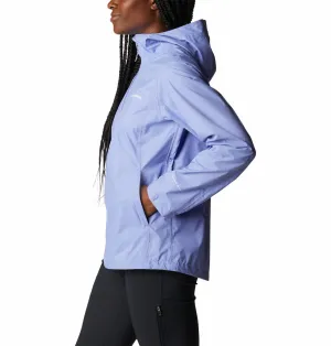Columbia Women Purple Omni-Wick EvaPOURation Waterproof Rain Jacket