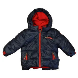 Deux par deux Boys Blue | Red Winter Coat