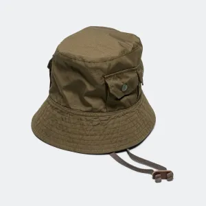 Explorer Hat - Olive Coated Cotton Cloth