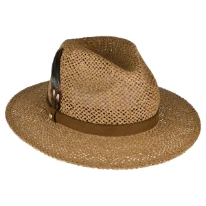 Failsworth Hats Tatton Summer Fedora Hat - Tan