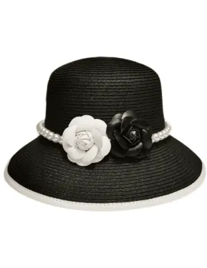 Fleur de Camélia Pearl Camellia Cloche Sun Hat