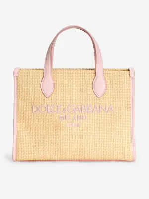 Girls Logo Tote Bag in Yellow (25cm)