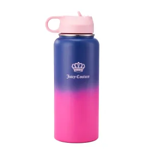 Go Girl Stainless Steel Water Bottle with Pop-up Straw Juicy Couture