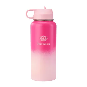 Go Girl Stainless Steel Water Bottle with Pop-up Straw Juicy Couture