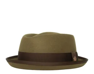Goorin Bros Ryan Pointo Wool Fedora Olive 100-0237-OLI