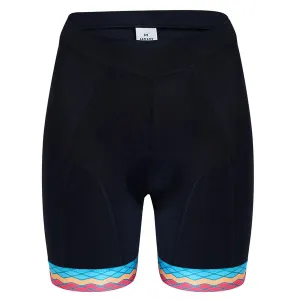 Heini Siena 408 Women's Cycling Shorts (Black/Print)