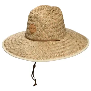 Hurley Hats Womens Rockport Straw Lifeguard Hat - Natural