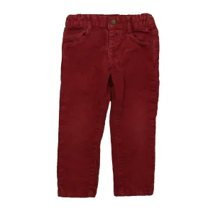 Mayoral Girls Magenta Corduroy Pants