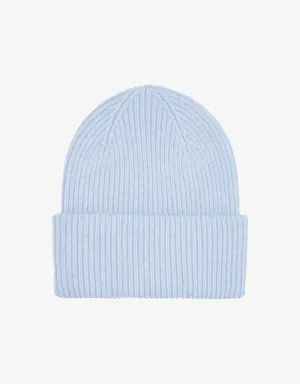 Merino Wool Hat - Polar Blue