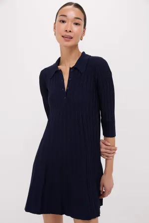 Navy Knit Landry Dress