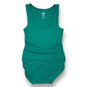 Old Navy Size XS Emerald Green Ribbed Maternity Tank