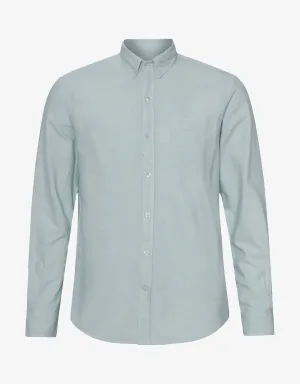 Organic Button Down Shirt - Cloudy Grey