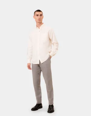 Organic Button Down Shirt - Sandstone Orange