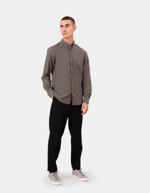 Organic Button Down Shirt - Soft Yellow