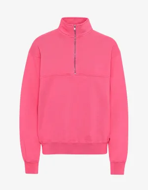 Organic Quarter Zip - Bubblegum Pink