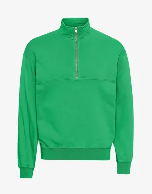 Organic Quarter Zip - Kelly Green