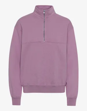 Organic Quarter Zip - Pearly Purple