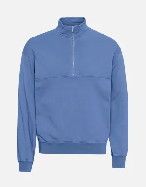 Organic Quarter Zip - Sky Blue