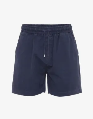 Organic Twill Shorts - Navy Blue