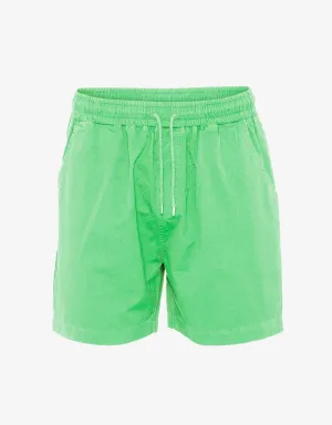 Organic Twill Shorts - Spring Green