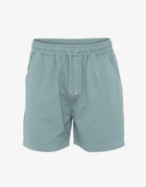 Organic Twill Shorts - Steel Blue