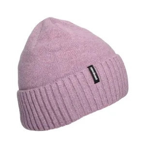 Patagonia Hats Brodeo Recycled Wool Beanie Hat - Mauve