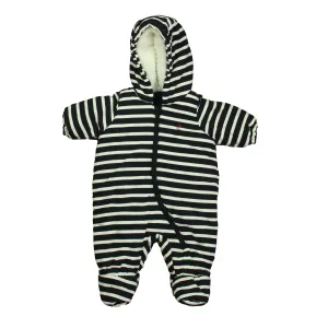Petit Bateau Boys Navy | White Snowsuit