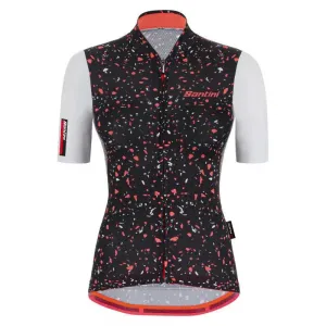 Santini Delta Pietra Women's Cycling Jersey (Black)