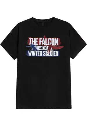 The Falcon & The Winter Soldier - Spray Logo - T-Shirt