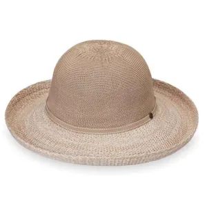 Wallaroo Victoria 2 Tone Hat - Latte/Mixed Beige