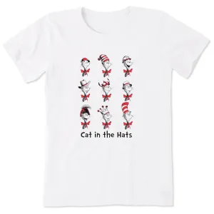 Women's Cat in the Hats Short Sleeve Tee Life is Good