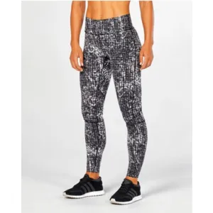 WOMEN'S PLYOMETRIC PRINTED TIGHT - BSP/BLK