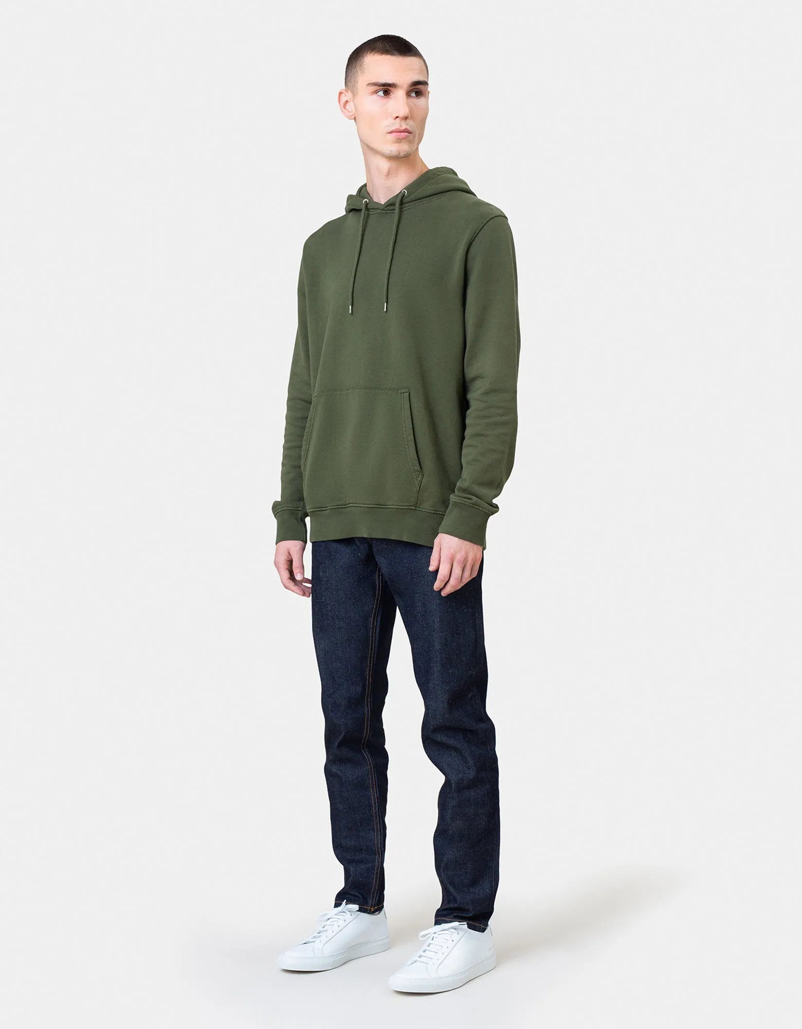 Classic Organic Hood - Dusty Olive