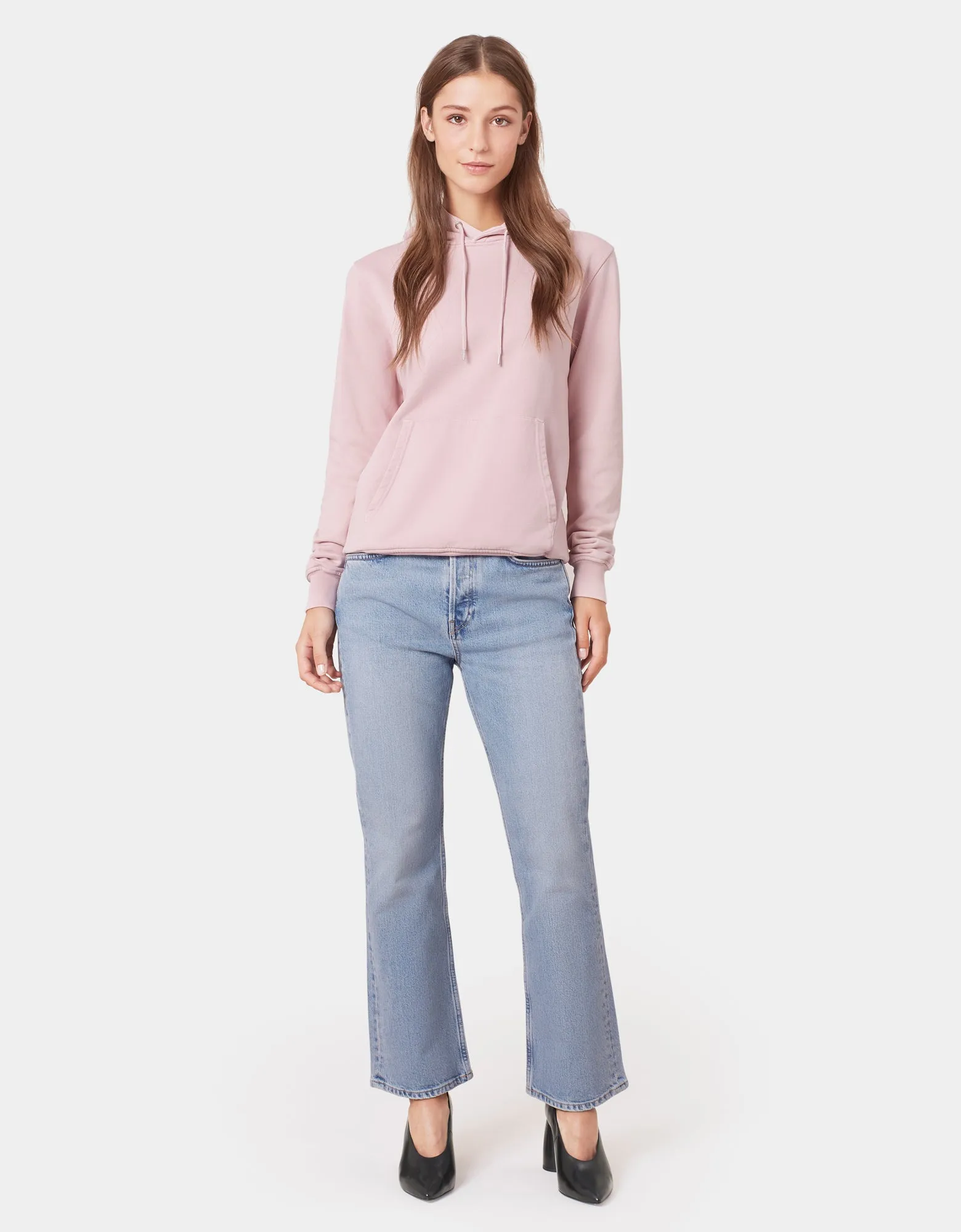 Classic Organic Hood - Faded Pink