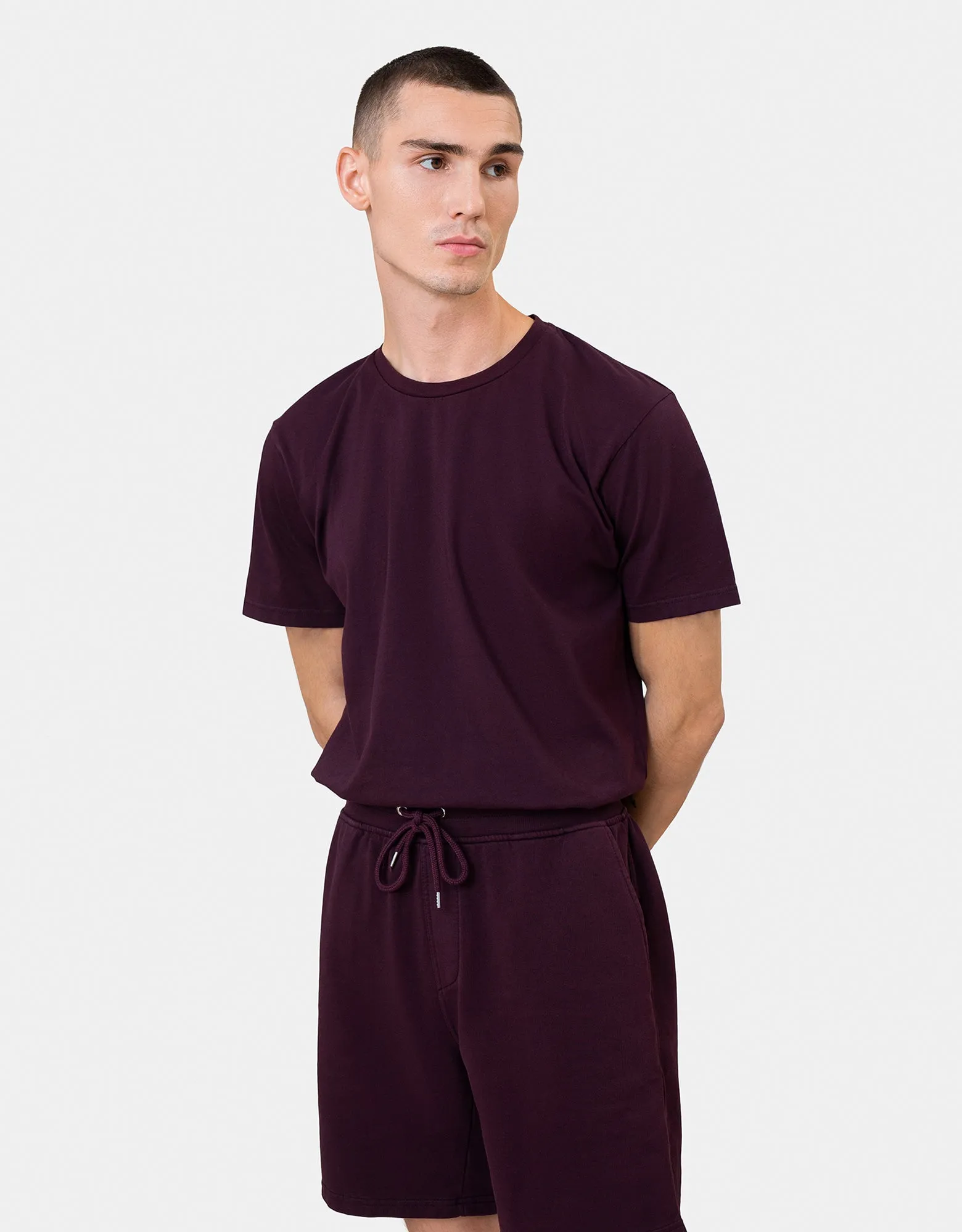Classic Organic Sweatshorts - Faded Pink