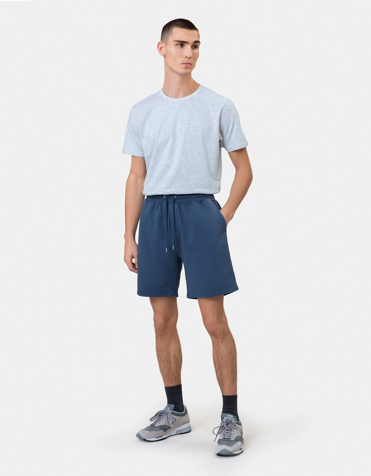 Classic Organic Sweatshorts - Oyster Grey