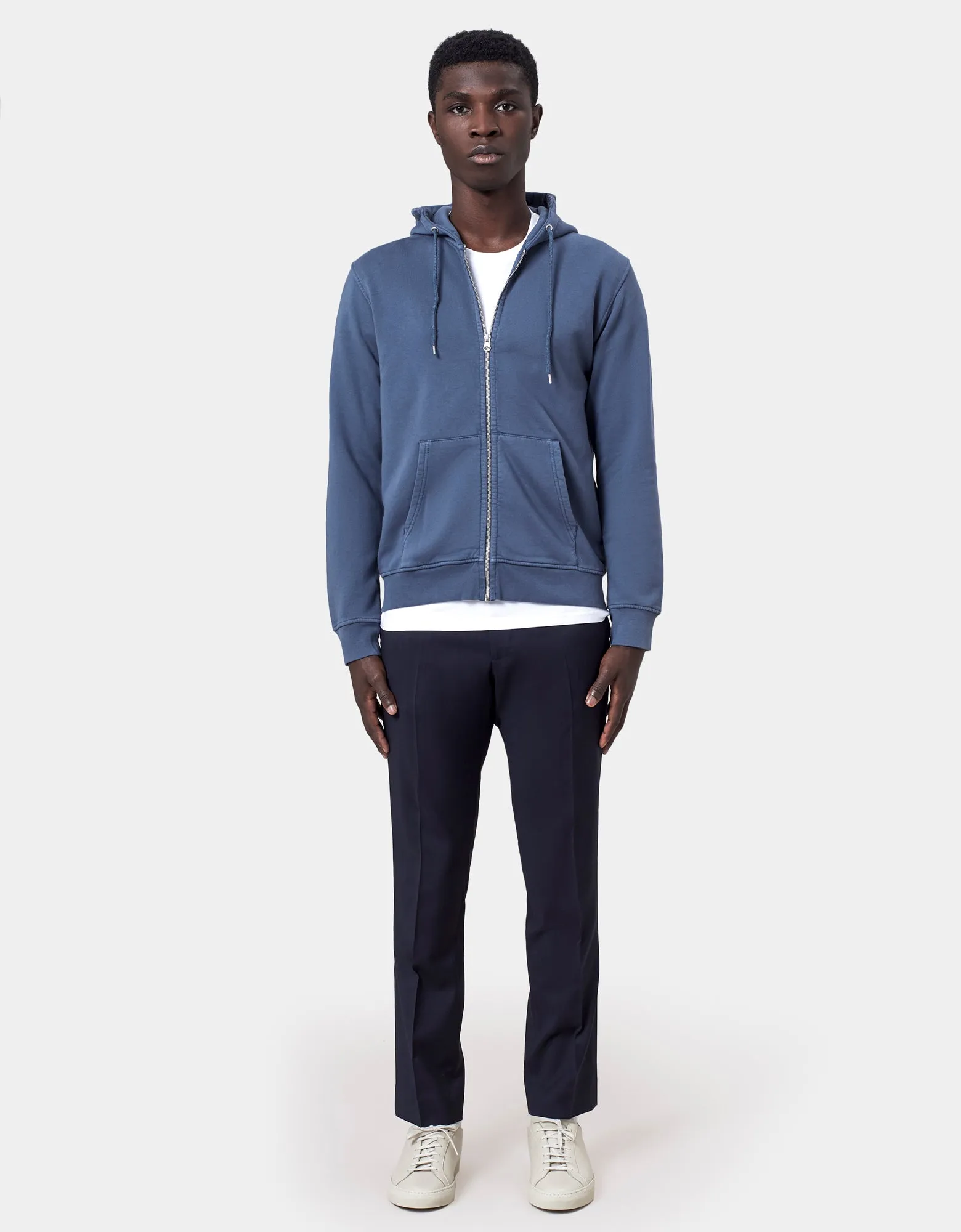Classic Organic Zip Hood - Burned Yellow