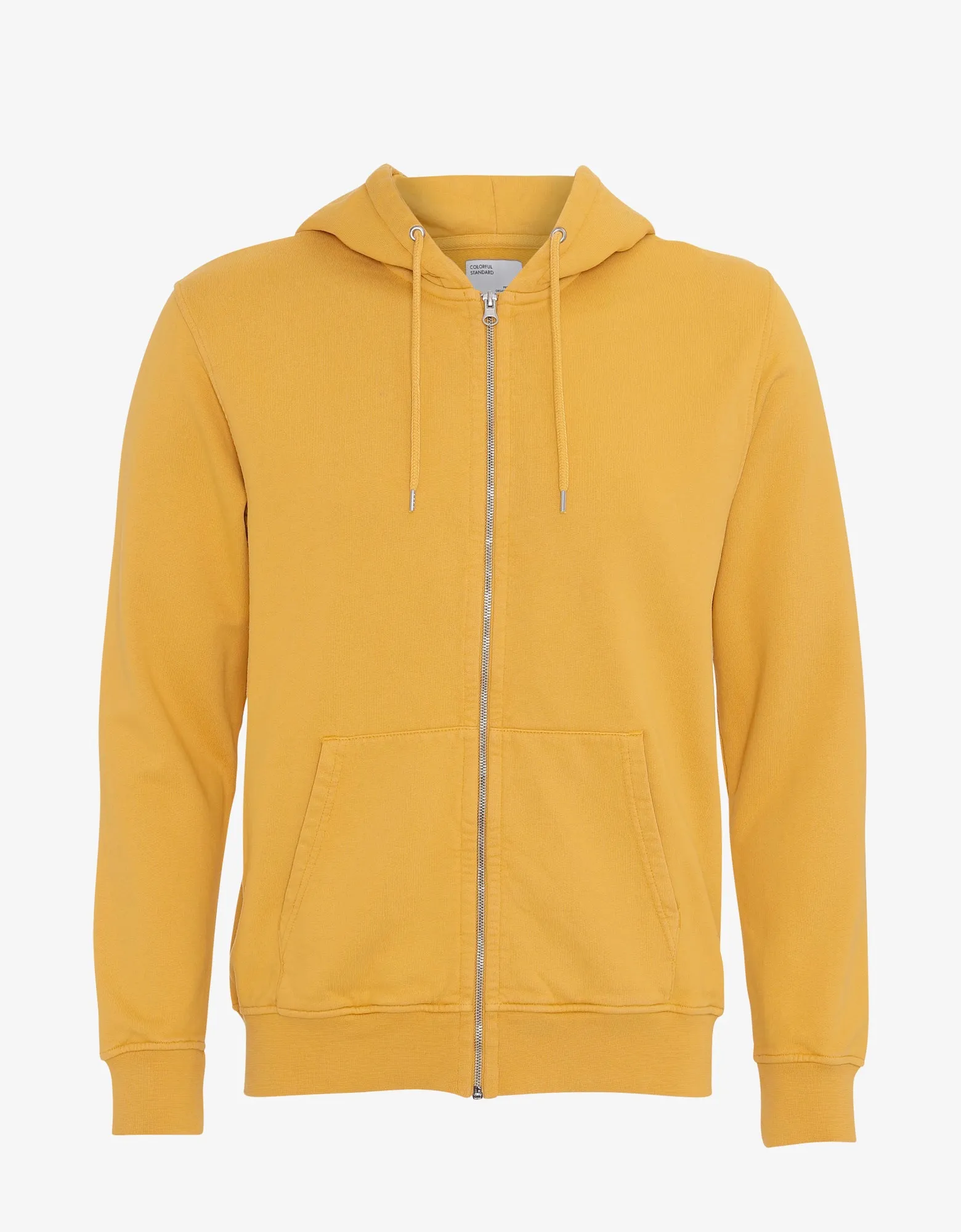 Classic Organic Zip Hood - Burned Yellow