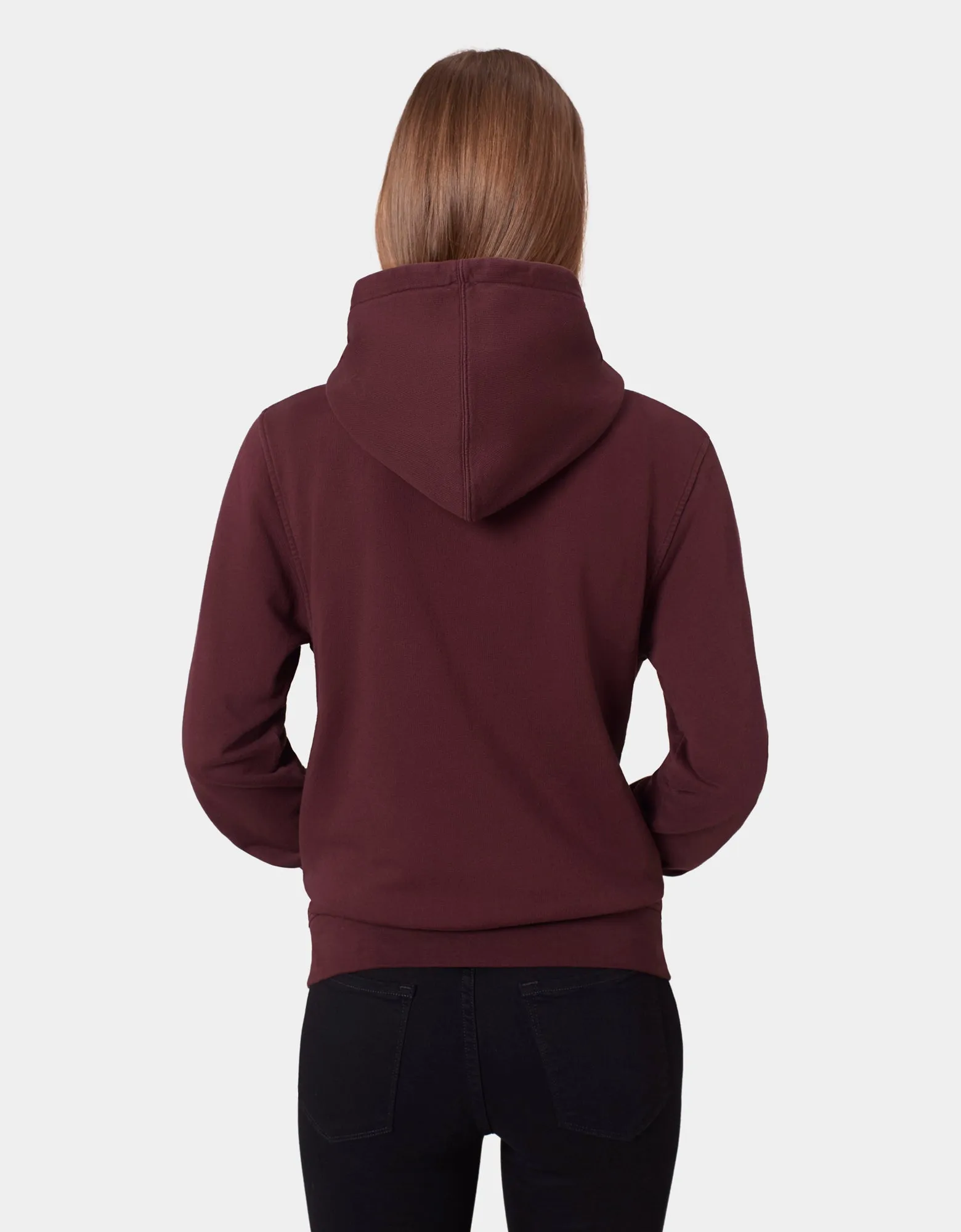 Classic Organic Zip Hood - Sandstone Orange