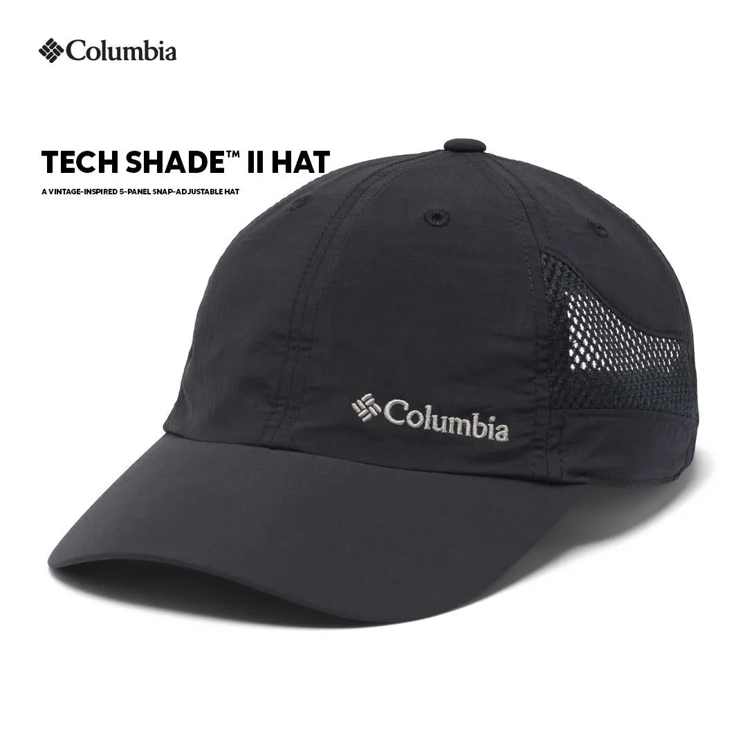 Columbia Unisex Black Omni-Wick Tech Shade II Hat