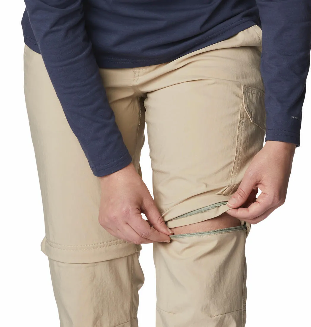 Columbia Women Brown Omni-Shade Silver Ridge Utility Convertible Pant