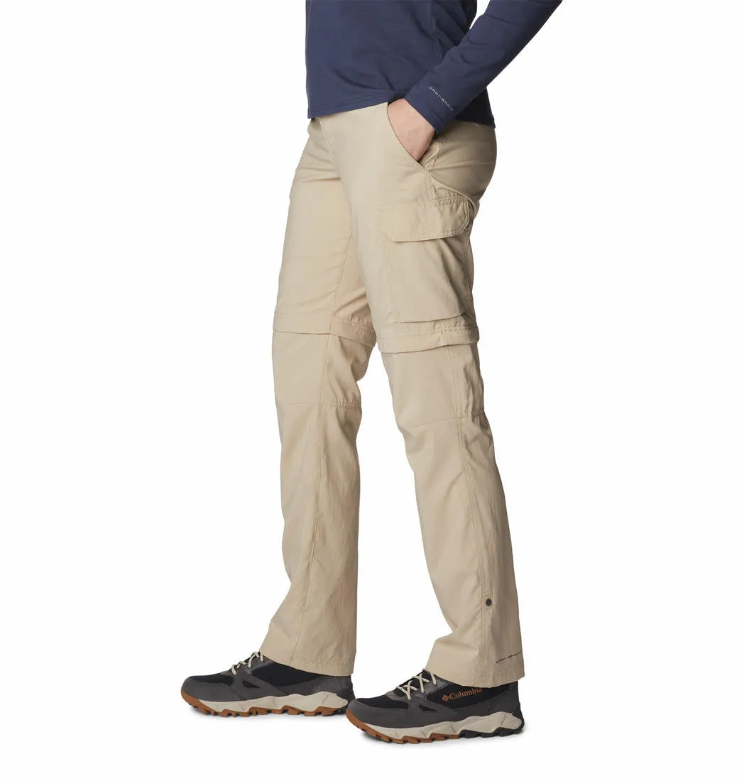 Columbia Women Brown Omni-Shade Silver Ridge Utility Convertible Pant