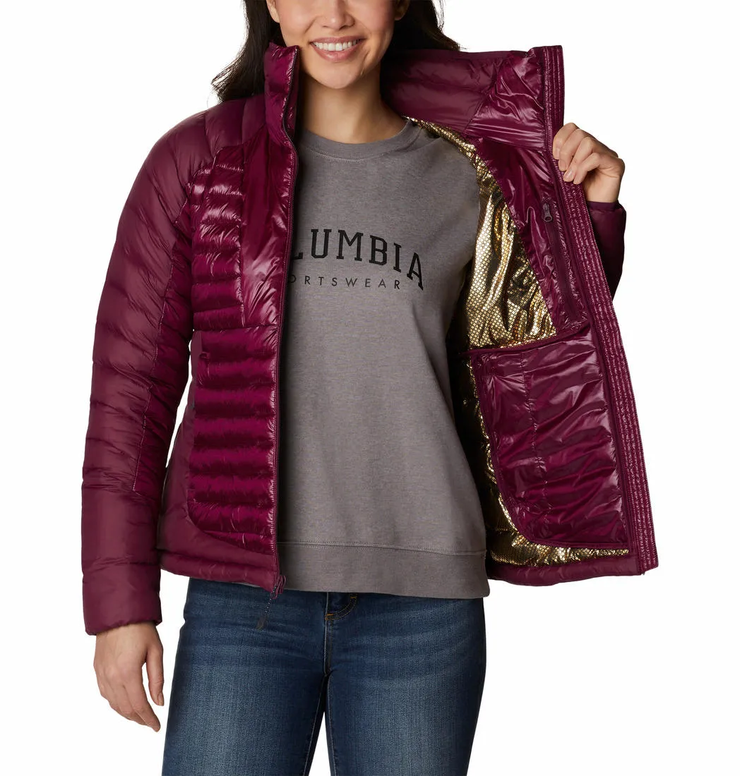 Columbia Women Red Omni-Heat Infinity Labyrinth Loop Jacket
