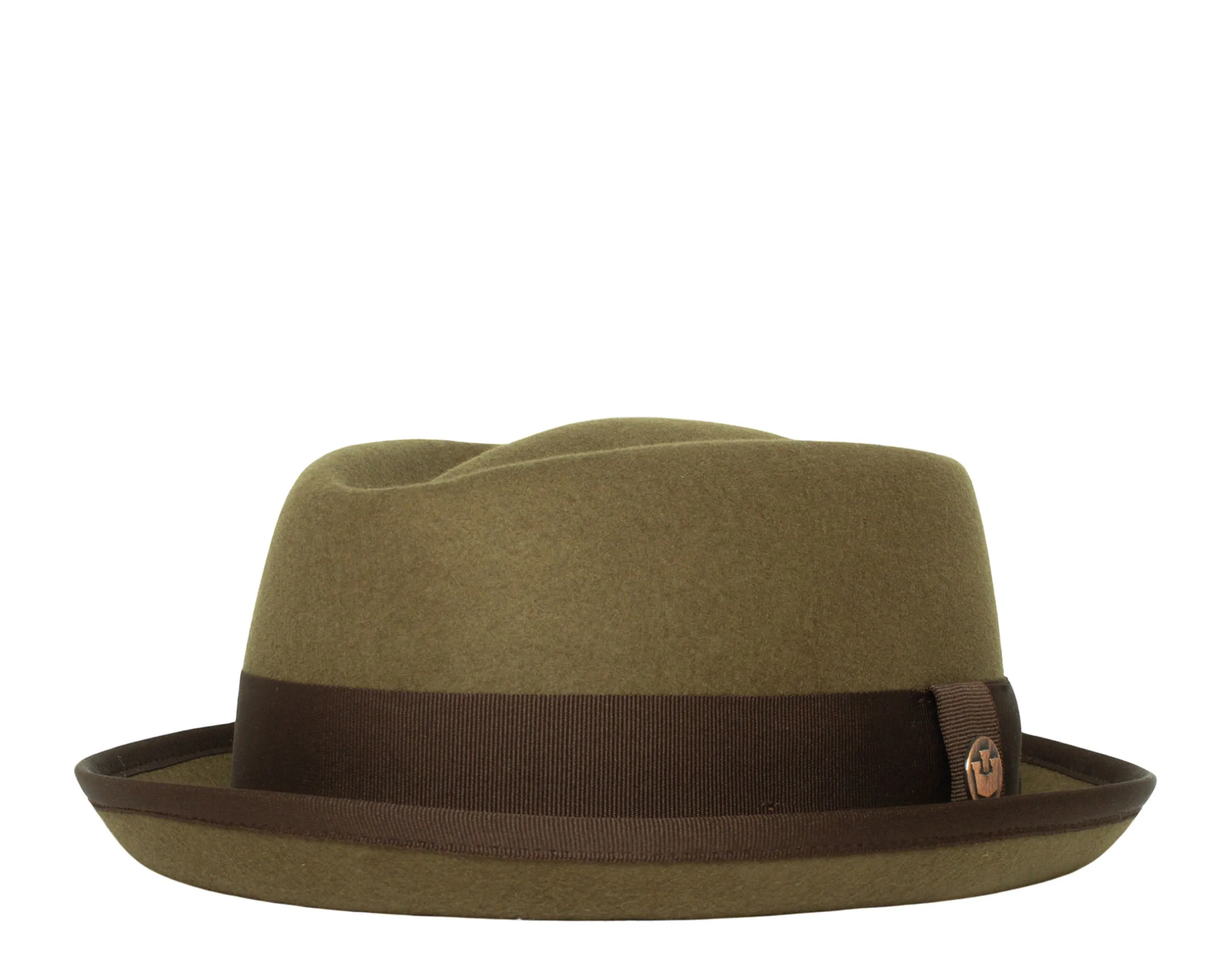 Goorin Bros Ryan Pointo Wool Fedora Olive 100-0237-OLI